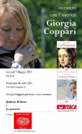 Giorgia Coppari presenta i suoi due romanzi a Adro (BS)