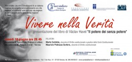 Presentazione del libro “Il potere dei senza potere” a Verona