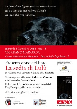 Presentazione del libro “La sedia di Lulù” a Vigarano Mainarda