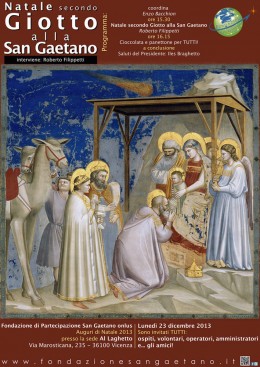 “Natale secondo Giotto alla San Gaetano”: Roberto Filippetti a Vicenza