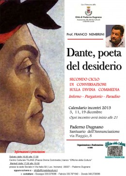 Conversazioni di Franco Nembrini sulla Divina Commedia a Paderno Dugnano (MI)