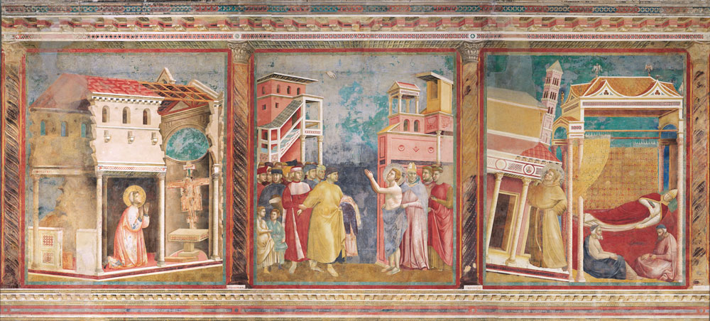 “Terzina” degli affreschi di Giotto ad Assisi