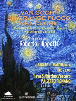 “Van Gogh. Un grande fuoco nel cuore” - Roberto Filippetti a Palazzo Pignano