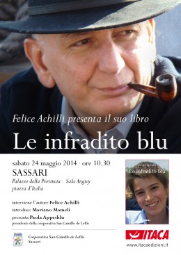 Felice Achilli presenta "Le infradito blu" a Sassari