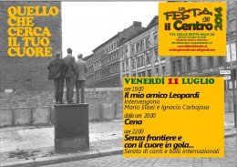 Presentazione di “Il mio amico Leopardi” - Roma 11 luglio 2014