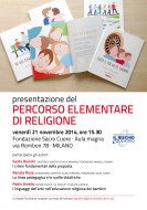 Presentazione a Milano del “Percorso elementare di religione”