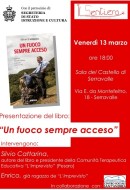 “Un fuoco sempre acceso” di Silvio Cattarina - presentazione al Castello di Serravalle