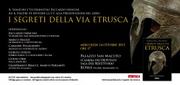 I segreti della via etrusca - presentazione alla Camera dei Deputati - 14.10.2015