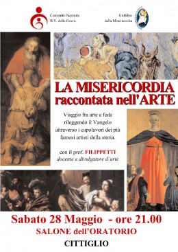 La Misericordia raccontata nell'arte - Roberto Filippetti a Cittiglio - 28.5.2016