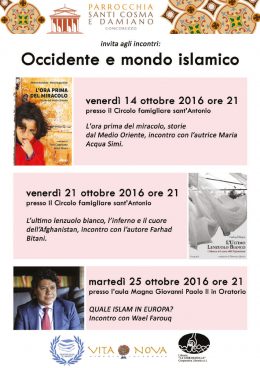 "L'ora prima del miracolo" - presentazione a Concorezzo (MB) - 14.10.2016