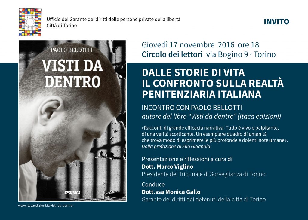 "Visti da dentro" - Incontro con Paolo Bellotti a Torino