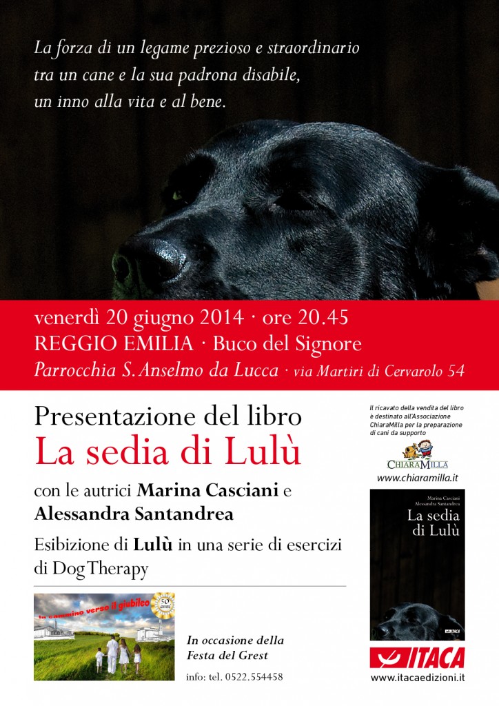 Presentazione de La sedia di Lulù a Reggio Emilia