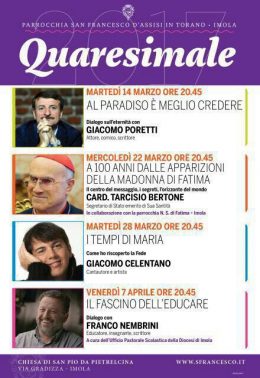 Quaresimale Imola 2017