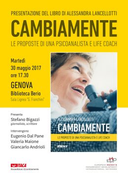 Cambiamente di Alessandra Lancellotti - Presentazione a Genova 30.5.2017