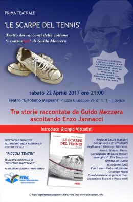 Le scarpe del tennis - Spettacolo teatrale - Fidenza 22.4.2017