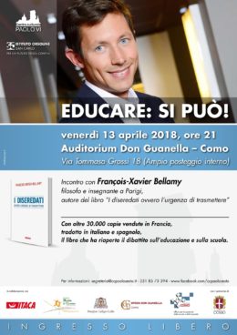 François-Xavier Bellamy a Como - 13 aprile 2018