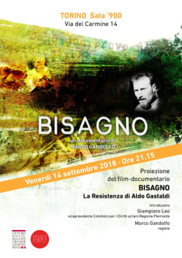 Bisagno - Presentazione a Torino - 14 settembre 2018