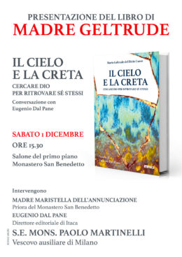 Il cielo e la creta - Presentazione al Monastero San Benedetto di Milano - 1 dicembre 2018