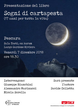 Sogni di cartapesta - presentazione a Pescara - 7 dicembre 2018