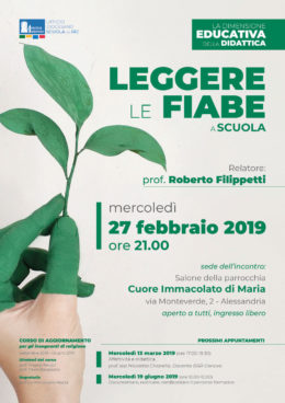 Leggere le fiabe a scuola - Incontro con Roberto Filippetti - Alessandria 27 febbraio 2019