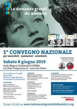 Le domande grandi dei bambini - Convegno Roma 8 giugno 2019