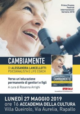 Cambiamente di Alessandra Lancellotti - Presentazione a Rapallo - 27 maggio 2019