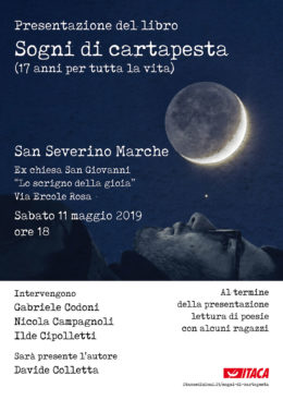 Sogni di cartapesta - Presentazione a San Severino Marche - 11 maggio 2019 