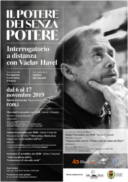 Il potere dei senza potere - Presentazione della mostra su Václav Havel a Forli - 6 novembre 2019