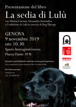 La sedia di Lulù - Presentazione a Genova - 9 novembre 2019