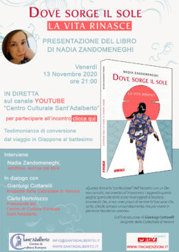 "Dove sorge il sole la vita rinasce" di Nadia Zandomeneghi - Presentazione 13-11-2020