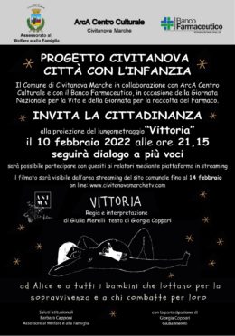 VITTORIA proiezione del film in streaming dal 10 al 14 febbraio 2022