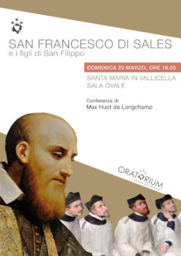 San Francesco di Sales - Conferenza di Max Huot de Longchamp - Roma 20 marzo 2022