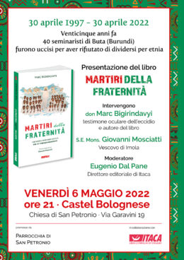 "Martiri della fraternità" - Presentazione a Castel Bolognese 6 maggio 2022