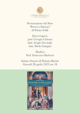 "Poveri a palazzo" di Primo Soldi - Presentazione a Torino 28 aprile 2022