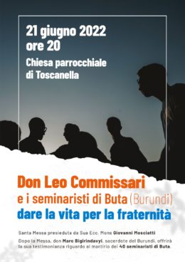 "Martiri della fraternità" - Incontro con Marc Bigirindavyi a Toscanella - 21 giugno 2022