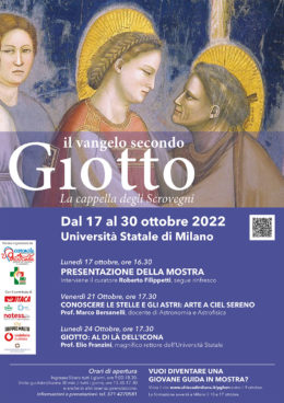Il Vangelo secondo Giotto all'Università Statale di Milano - 17-30 ottobre 2022