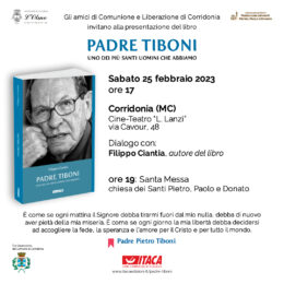 "Padre Tiboni" - Presentazione a Corridonia - 25 febbraio 2023