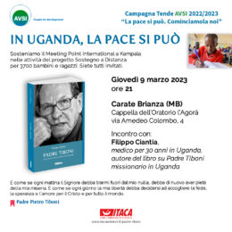 "Padre Tiboni" - Presentazione del libro di Filippo Ciantia a Carate Brianza - 9 marzo 2023