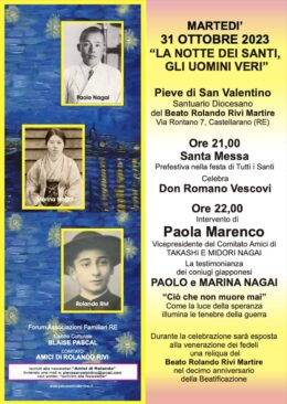 Paolo e Marina Nagai - Paola Marenco a Castellarano (RE) 31-10-2023