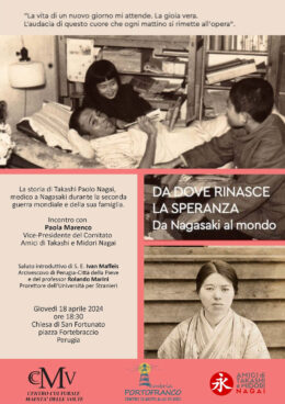 Takashi Paolo Nagai - Incontro con Paola Marenco - Perugia 18-04-2024